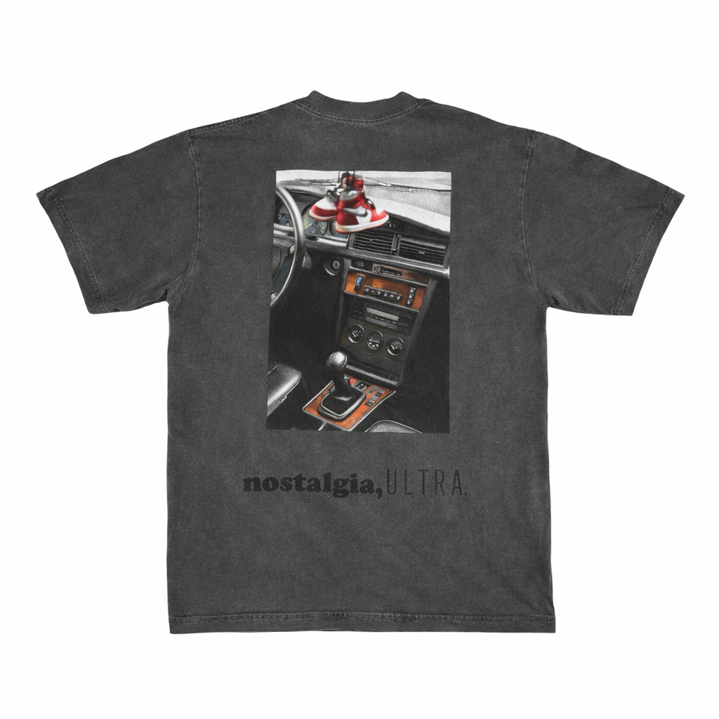 DOGLEG SS T SHIRT VINTAGE WASH BLACK