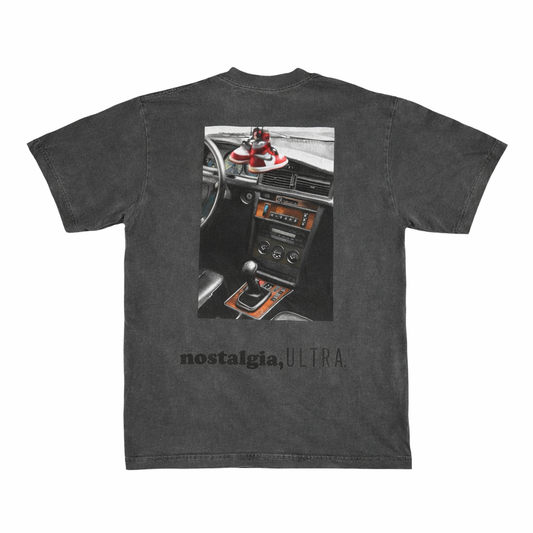 DOGLEG SS T SHIRT VINTAGE WASH BLACK