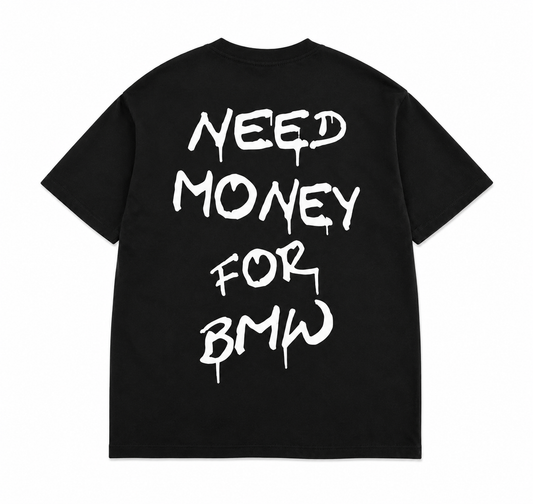 NEED MONEY SS BLACK T SHIRT