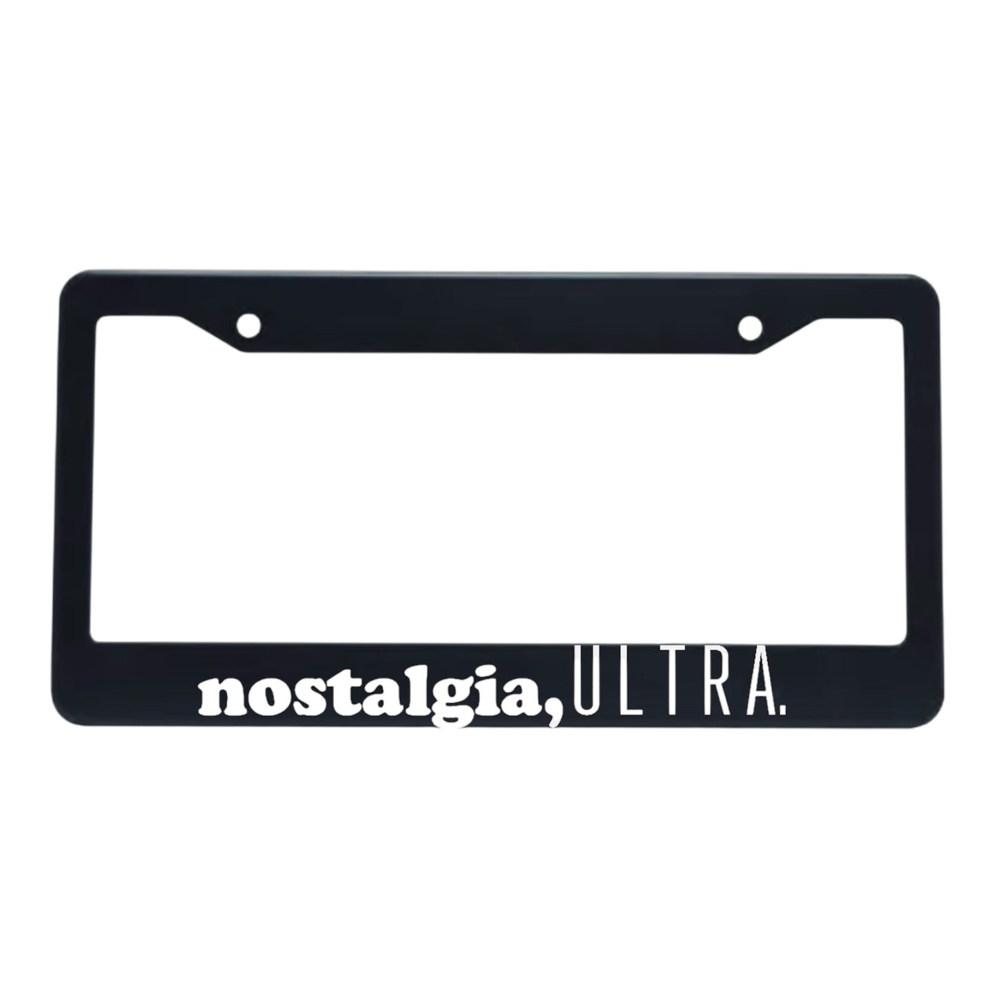 LICENSE PLATE FRAME SET